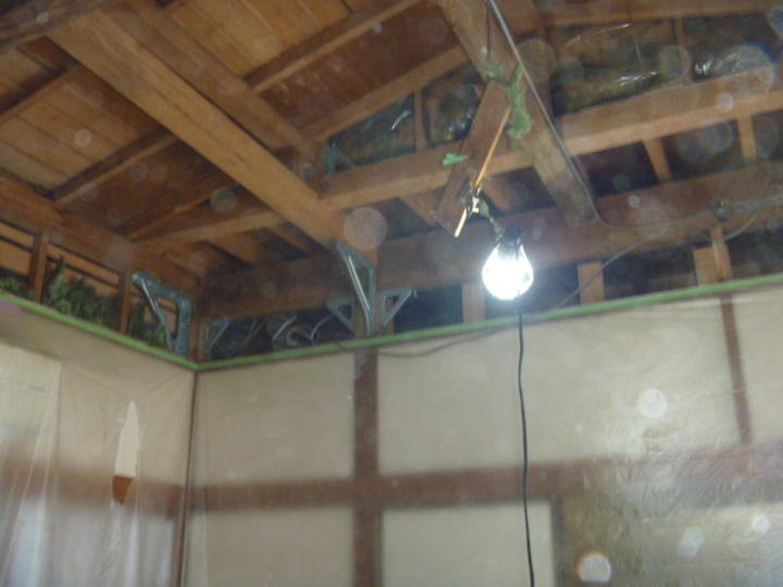 屋根、天井修理　和室　雨漏り修理東京　神奈川　埼玉　千葉３